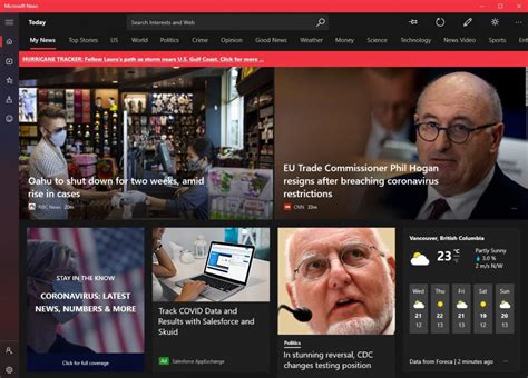 New updates to Microsoft News app in Windows 10 - Windows 10 Forums