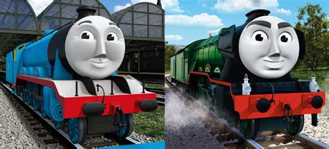 Gordon and Flying Scotsman by ChipmunkRaccoonOz on DeviantArt