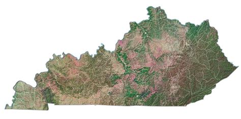 Map of Kentucky - Cities and Roads - GIS Geography