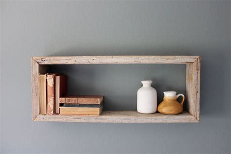 Rustic Wood Box Shelf. $50.00, via Etsy. Small Wooden Shelf, Rustic ...