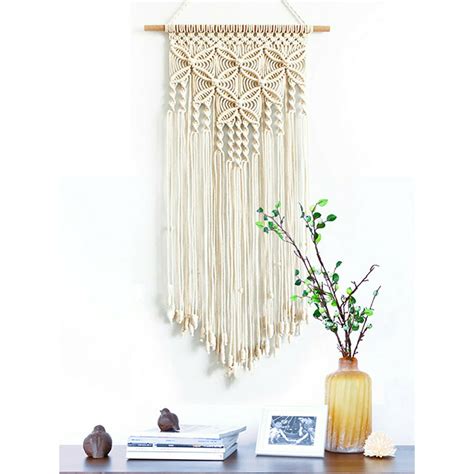 Wall Hanging Braided Boho Macrame Woven Handmade Art Tapestry Home Room ...