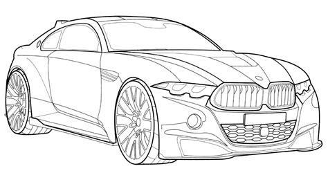 Bmw M4 Coloring Pages Coloring Pages