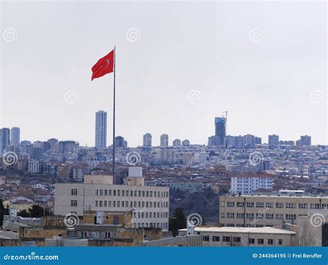 View of Ankara with the Castle Ankara Stock Image - Image of cityscape ...