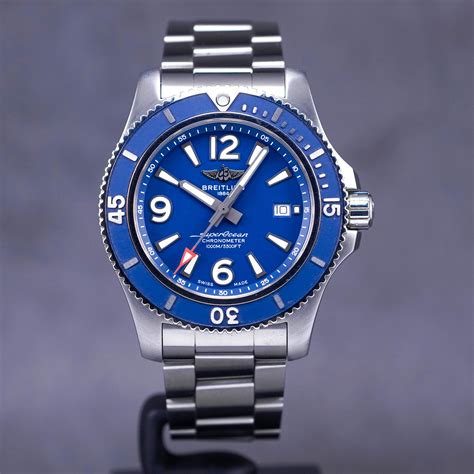 BREITLING SUPEROCEAN-II 44MM BLUE DIAL (2019) - IDWX