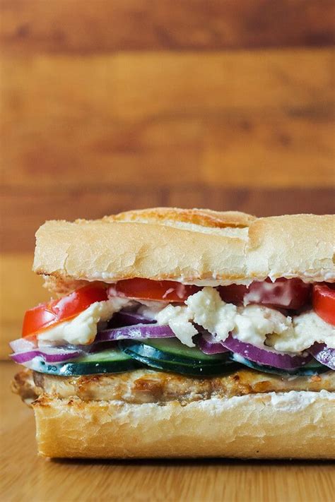 Greek-Style Chicken Hoagie - Chicken sandwiches are a classic, but the ...