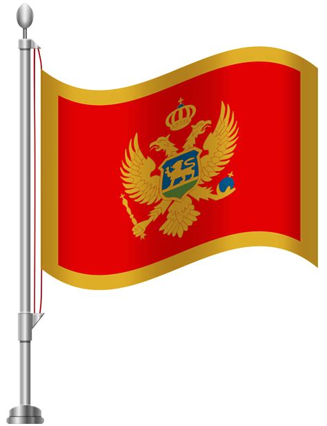 Montenegro Flag PNG Clip Art - Best WEB Clipart