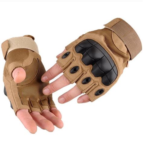 Outdoor Tactical Fingerless Gloves Military Army Shooting Hiking Hunting Climbing Cycling Gym ...