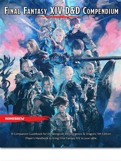 5th Edition D&D x Final Fantasy XIV - Classes and Races Compendium _ GM Binder | Download Free ...