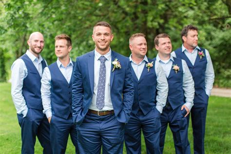 Blue suit & vest groomsmen attire … | wedding colors | groom… | Wedding groomsmen attire ...