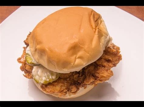 Cold Smoked Southern Fried Chicken Sandwich Recipe - YouTube