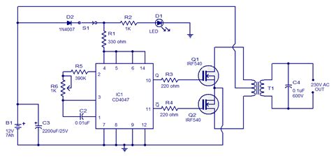 Make a simple low cost 100w inverter (12v DC to 220v AC) ~ LearnEverythings