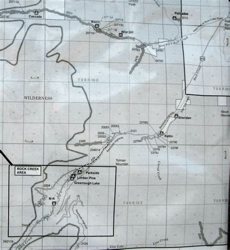 Mountain Creek Campground Map