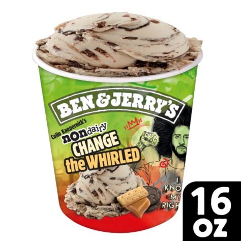 Ben & Jerry's Colin Kaepernick's Change the Whirled Non-Dairy Frozen ...