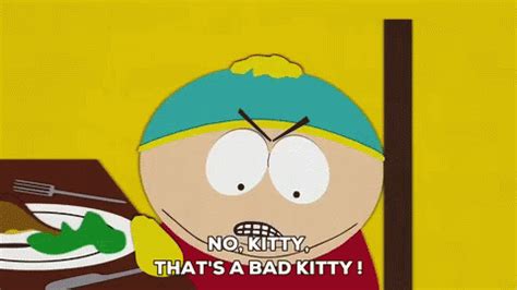 Bad Kitty Cartman GIF – Bad Kitty Cartman South Park – discover and ...