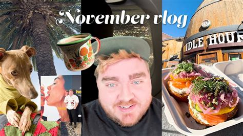 November vlogs | Premieres, traveling home, and trying Los Angeles restaurants - YouTube