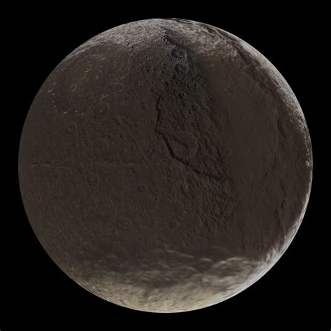 Iapetus: Saturn's Moon Dataset | Science On a Sphere