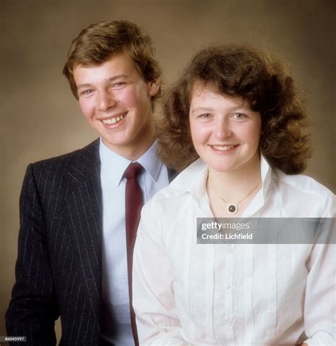 Mr James Ogilvy and Miss Marina Ogilvy at home at Thatched House ...