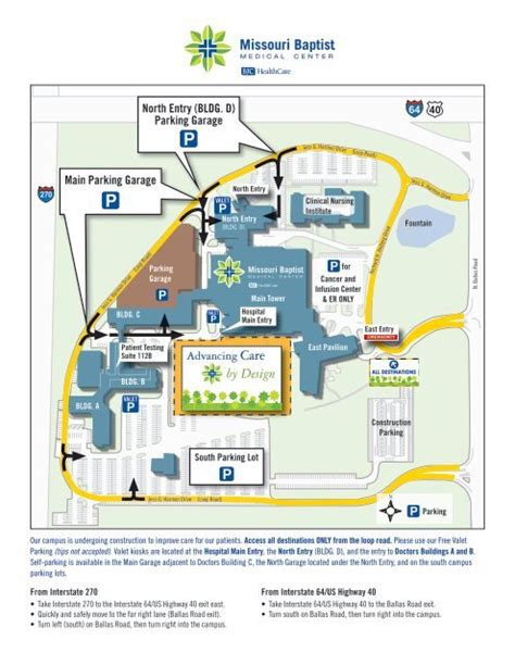 Missouri Baptist University Campus Map - Ferry Map