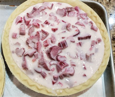 Rhubarb Custard Pie