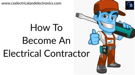 How To Become An Electrical Contractor, Electrical Contractor License