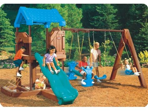 Plastic Swing Slide Sets - Kids Plastic Playground Sets - Backyard ...