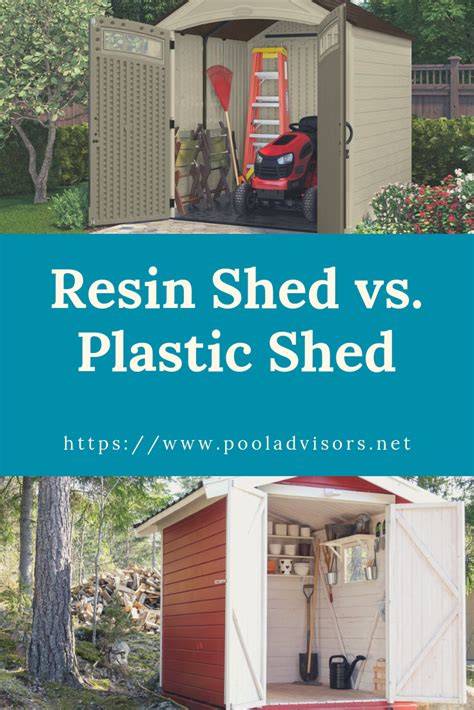 Resin vs. Plastic Sheds: A Detailed Comparison