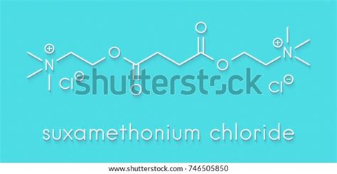 Suxamethonium Chloride Succinylcholine Muscle Relaxant Drug Stock ...