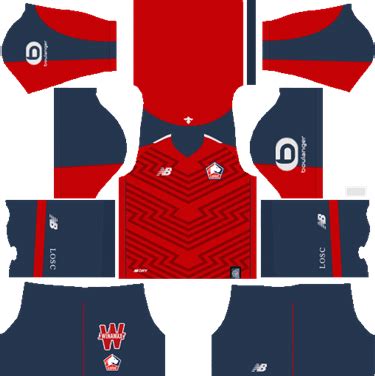 Lille LOSC 2018-19 Dream League Soccer Kits & New Logo | Soccer kits ...