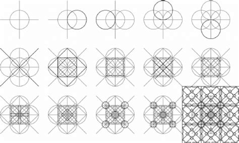Compass and ruler construction of an Islamic geometric pattern. | Download Scientific Diagram
