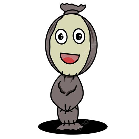 Indonesian Funny Pocong Ghost Cartoon Vector, Indonesian Ghost, Inghost Cartoon, Ghost PNG and ...