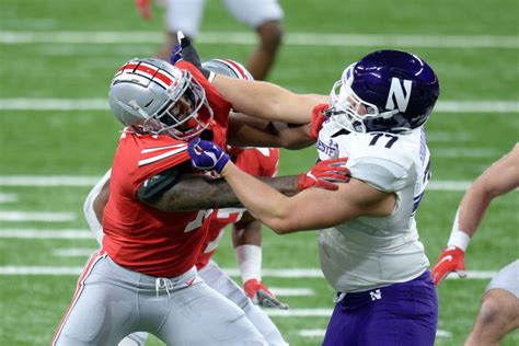 Northwestern offensive tackle Peter Skoronski (Getty Images)