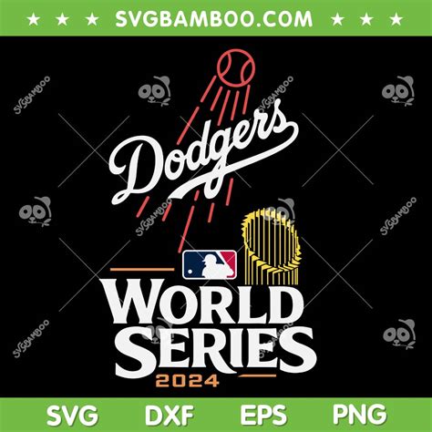 Dodgers World Series 2024 SVG, Los Angeles Dodgers