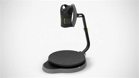 Virtuix Omni One Omni-directional Treadmill For VR Gaming Looks Like An Action Figure Stand For ...