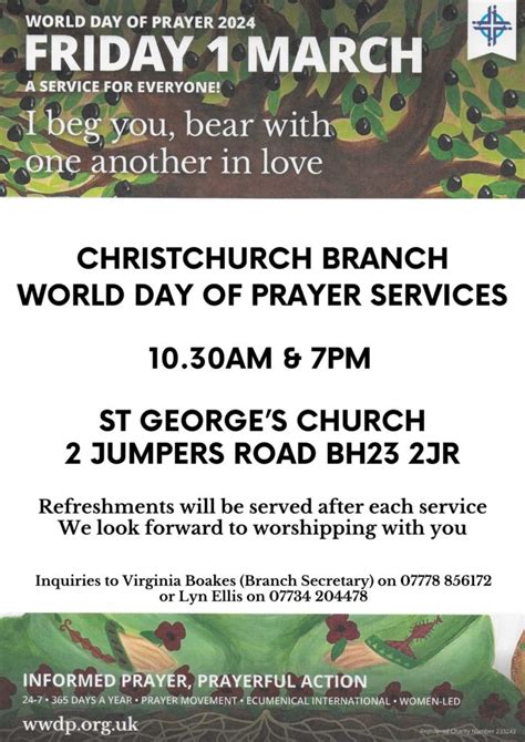 World Day of Prayer 2024 | Christchurch Town Council