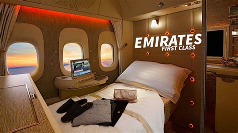 EMIRATES A380 New FIRST CLASS SUITE - YouTube