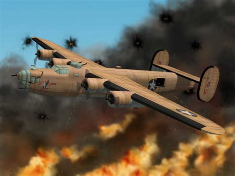 YellowAirplane.com: WW2 B-24 Liberator Bomber Military Aviation Art ...