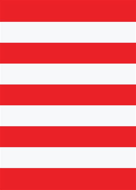 Raspaw: National Flag Red And White Stripes