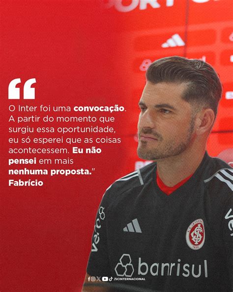 Fabricio, novo goleiro colorado, afirmou que, apesar de ter recebido ...