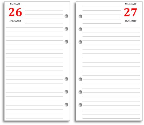 Free Printable Diary Pages Template - Printable Templates