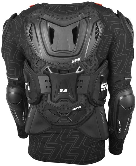 Leatt NEW Mx 5.5 Black Chest Protector Roost Guard Motocross Body ...