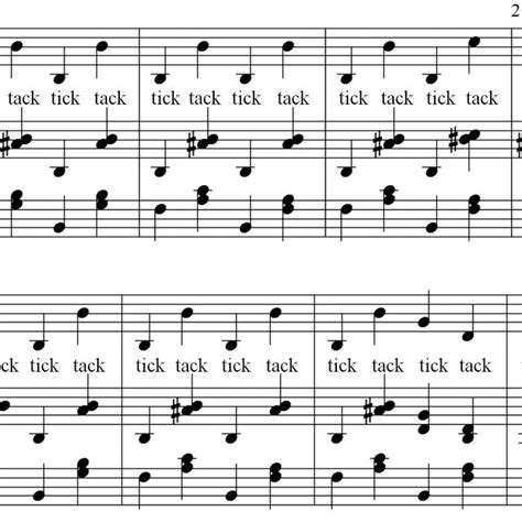 Example of music used for playing claves. Downloaded from... | Download Scientific Diagram