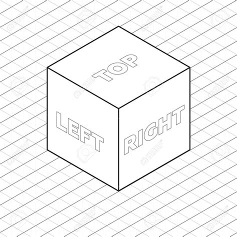 Isometric Cube Drawing at GetDrawings | Free download