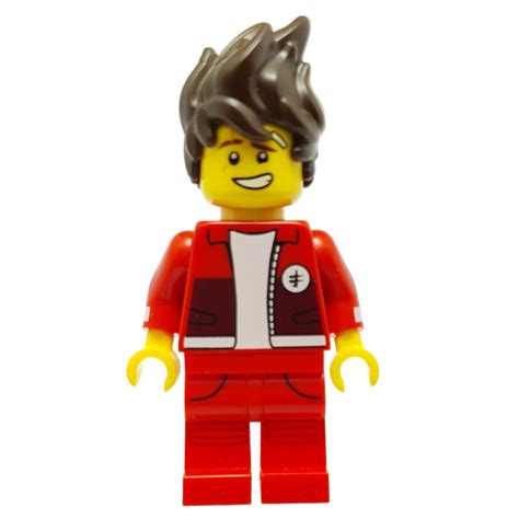 LEGO Set fig-002962 Kai with Hair and Open Red Jacket (LEGO Ninjago ...