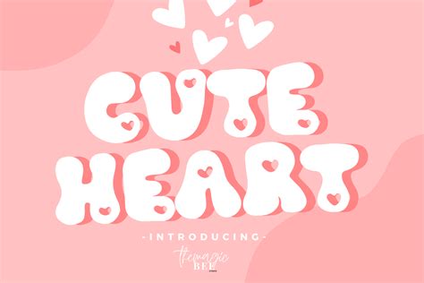 Cute Heart Font Download Free - Valentine Fonts