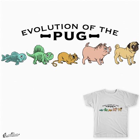 Score Evolution of the Pug by Emperor Zombie on Threadless