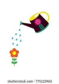 Watering Can Vector Stock Vector (Royalty Free) 775123963 | Shutterstock