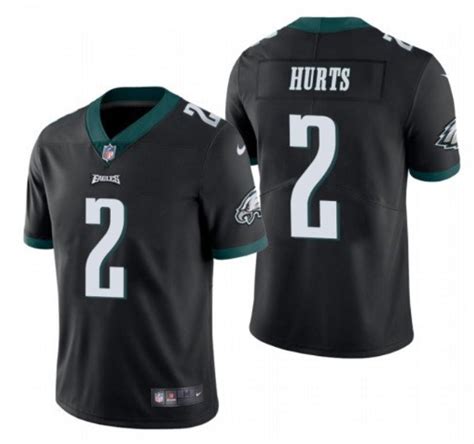 Men's Philadelphia Eagles #2 Jalen Hurts Black 2020 Vapor Untouchable Stitched NFL Nike Limited ...