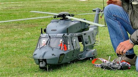 WOW !!! AMAZING !!! RC NH-90 ELECTRIC SCALE MODEL HELICOPTER WITH ...