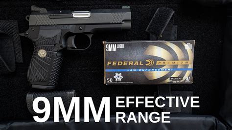 9mm Effective Range - Range Tests with Gel