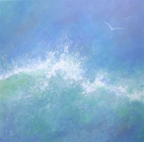 Surf | A quick, almost abstract, acrylic painting on box can… | Flickr